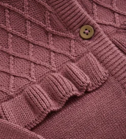 Striktrøjer-Fixoni Cardigan - Strik - Wistful Mauve
