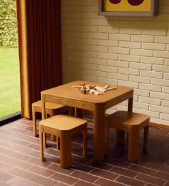 Borde|Møbler-Flexa Bord - Lille - 60x47 cm - Nova - Eg