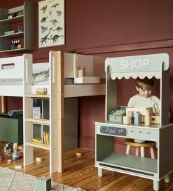 Flexa Trælegetøj|Legekøkken Og Legemøbel*Butik og Café - Træ - Play - Natural Green