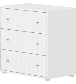 Flexa Kommoder|Møbler*Kommode - Saga - 75x74 cm - Hvid/Egetræ