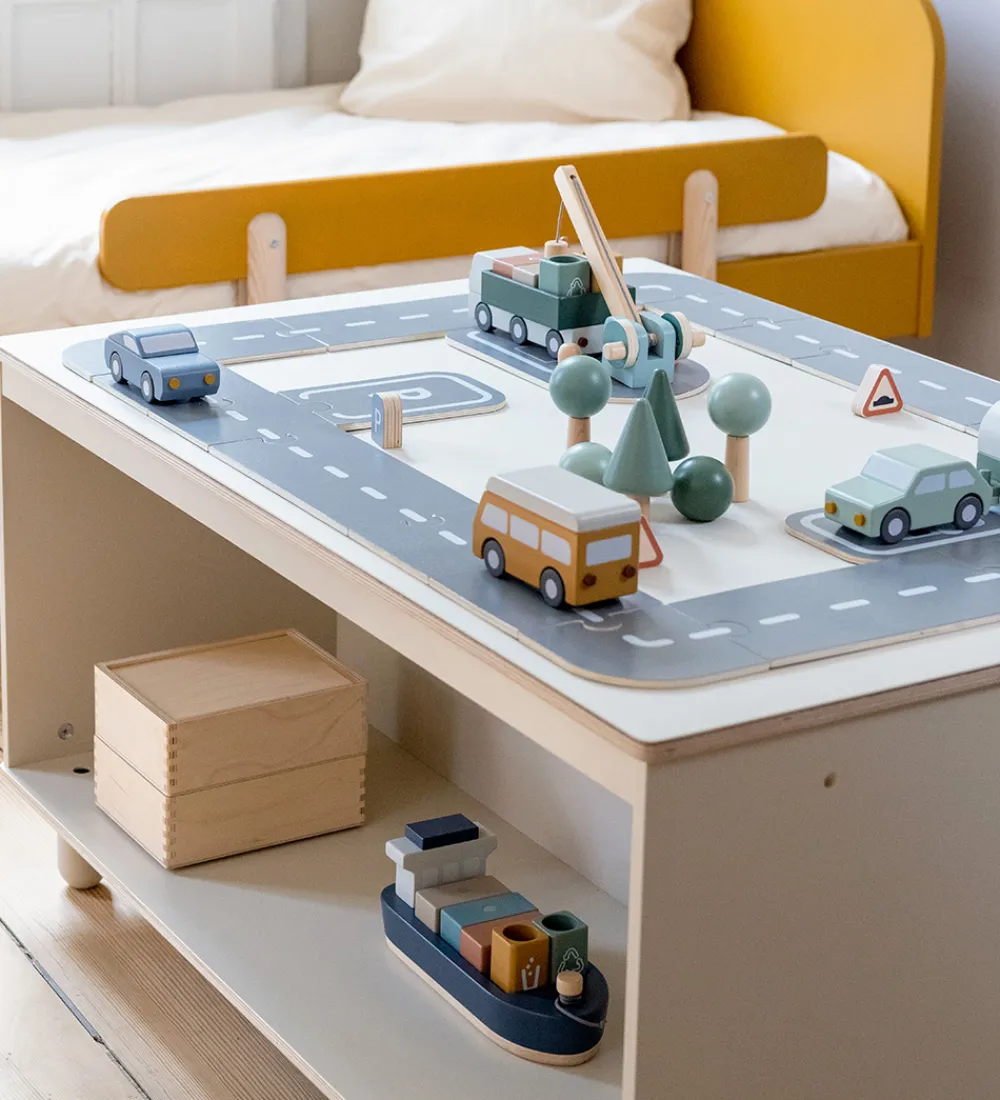 Borde-Flexa Legebord - Play - Warm Grey/Birch Plywood