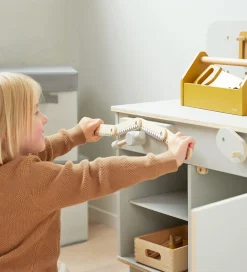 Legeværktøj-Flexa Play Værktøjssæt - 8 stk - Mustard/Naturalwood