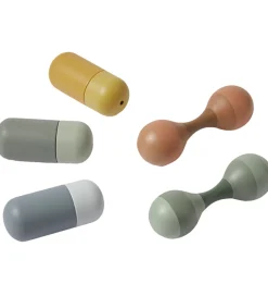 Flexa Trælegetøj|Musikinstrumenter*Rasleinstrumenter - Træ - Mini - Play - 5 Dele - Multi