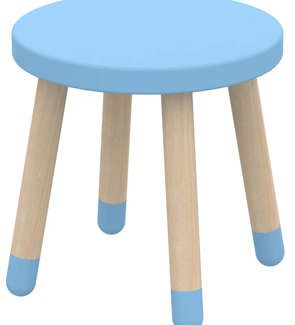 Flexa Stole|Skamler*Taburet - Dots - 30x30 cm - Blue Skies