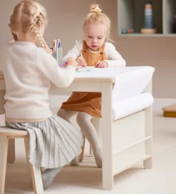 Skamler-Flexa Taburet Til Tegnebord - Play - 31x32 cm - Warm Grey/Birch