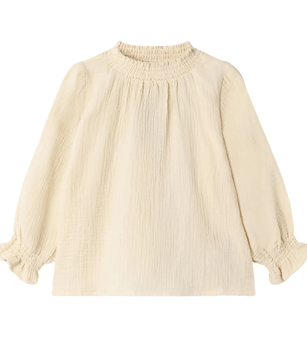 Fliink Bluser*Bluse - Musselin - Paco - Sandshell