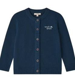 Striktrøjer-Fliink Cardigan - Strik - Mahdi - Insignia Blue