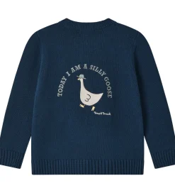 Striktrøjer-Fliink Cardigan - Strik - Mahdi - Insignia Blue