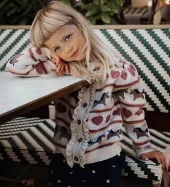 Cardigans-Fliink Cardigan - Strik - Viskoseblanding - Kino - Sandshell