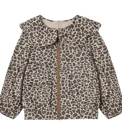 Overgangsjakker-Fliink Denimjakke - Leo - Bomber - Pine Bark AOP