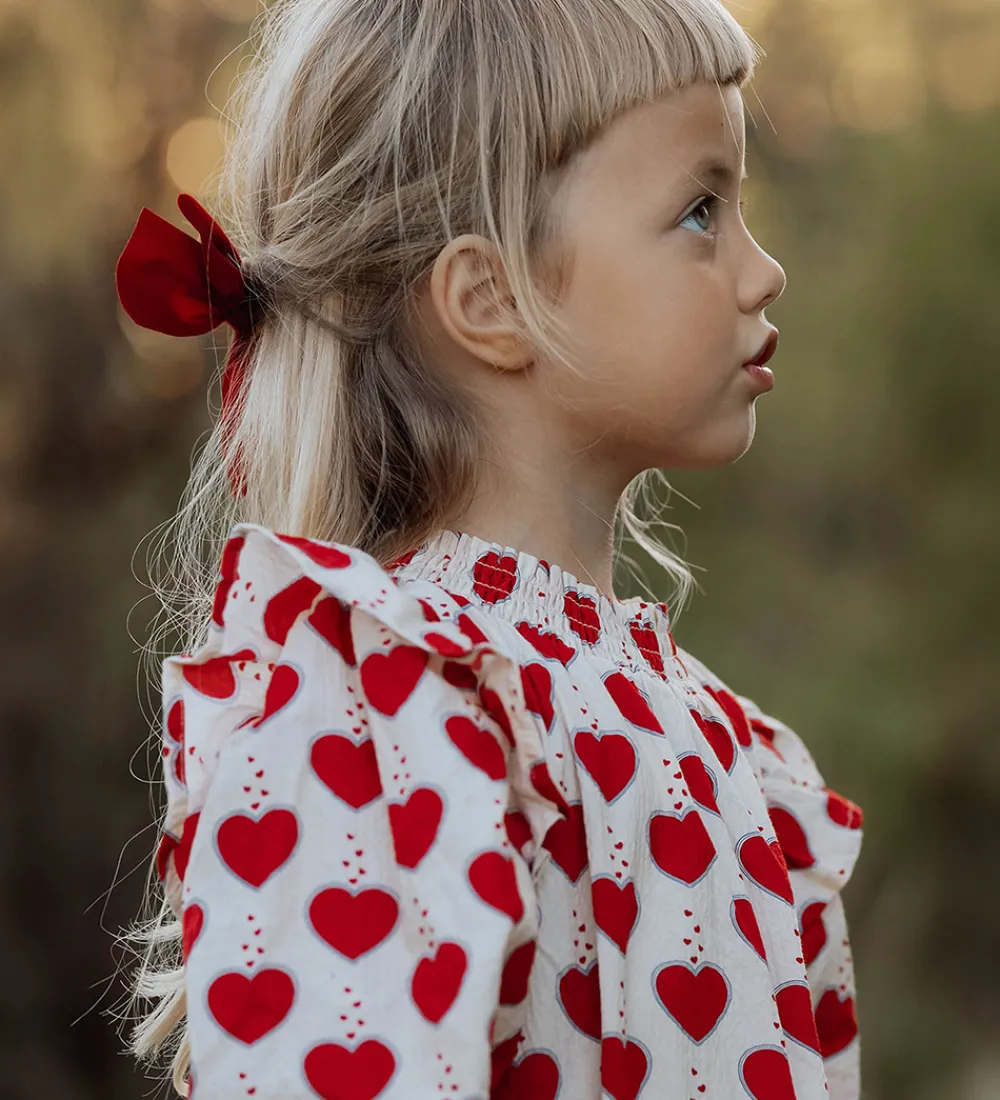 Fliink Kjoler*Kjole - Winter Heart - Sandshell AOP