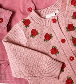 Flöss Striktrøjer*Cardigan - Strik - Aya - Warm Pink