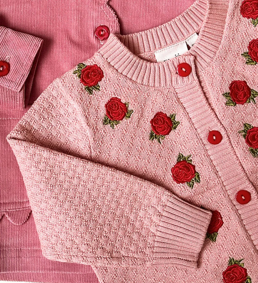 Flöss Striktrøjer*Cardigan - Strik - Aya - Warm Pink