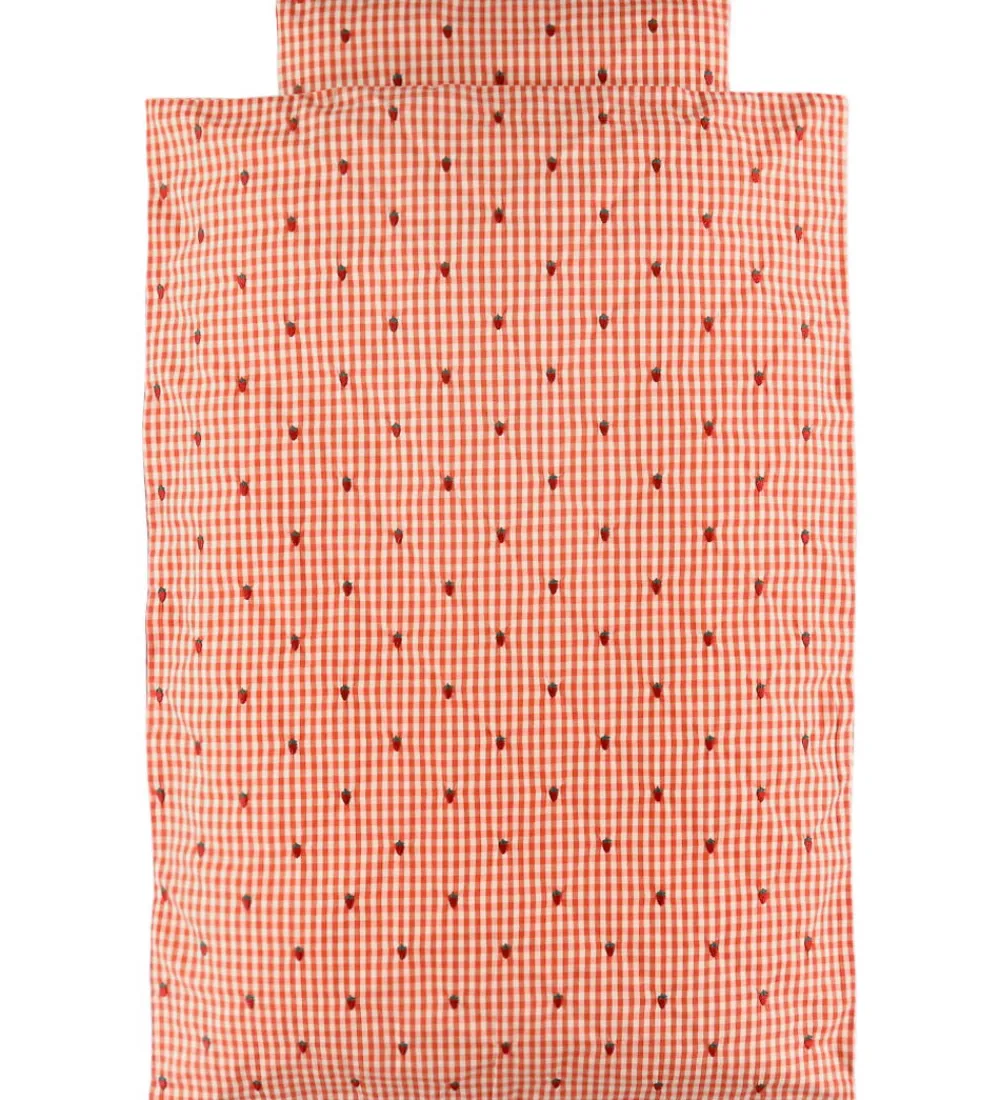 Flöss Sovetid|Sengetøj*Sengetøj - Baby - Molly - Berry Gingham
