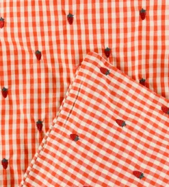 Flöss Sovetid|Sengetøj*Sengetøj - Baby - Molly - Berry Gingham