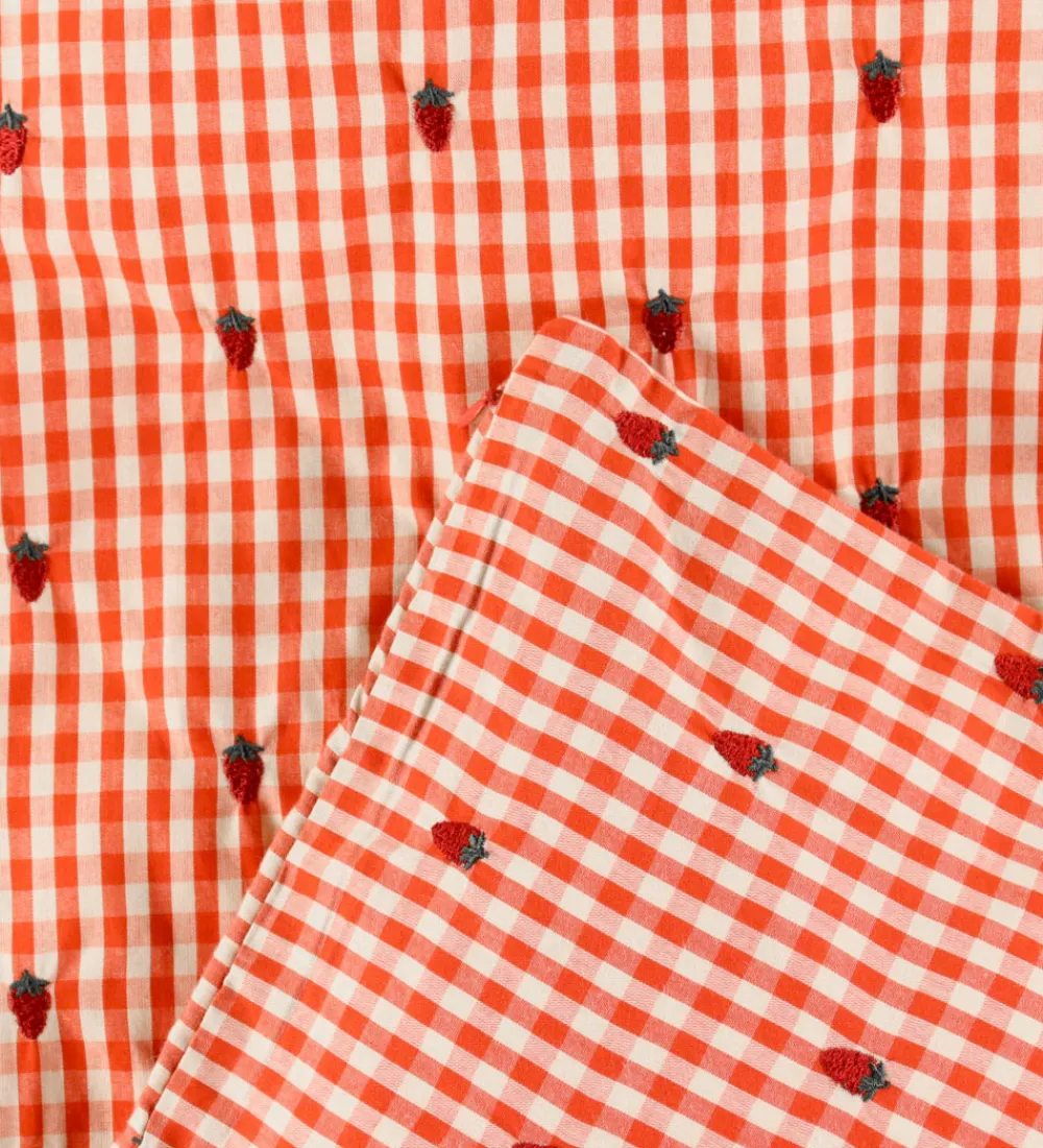 Flöss Sovetid|Sengetøj*Sengetøj - Baby - Molly - Berry Gingham