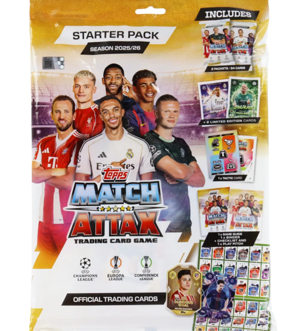 Fodboldkort Samlekort*- UCL/UEL/UECL 2025/26 - Starter Pack