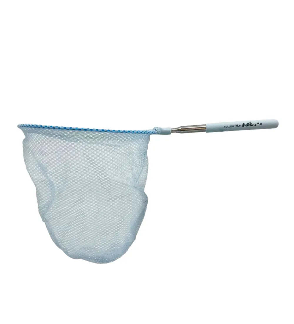 Strandlegetøj-Follow the Duck Net - Telescopic Net - Dusty Blue