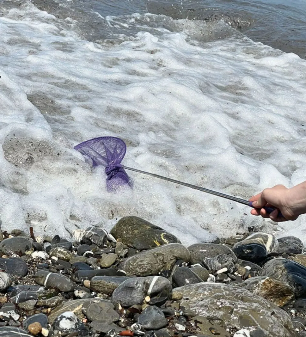 Follow the Duck Strandlegetøj*Net - Telescopic Net - Dark Purple