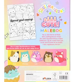 Malebog|Kreativ Leg-Forlaget Bolden Malebog - Sååå Cute! - Original Squishmallows