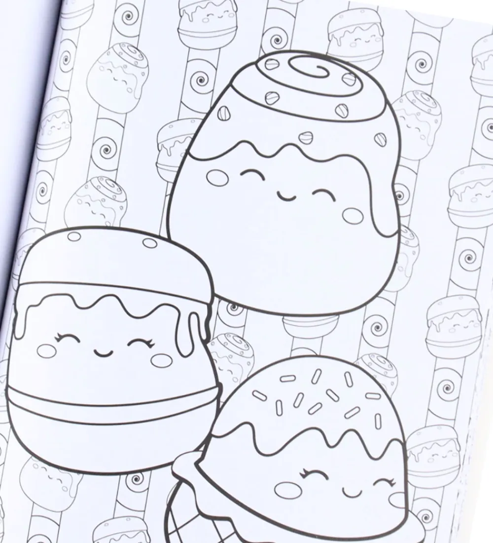 Malebog|Kreativ Leg-Forlaget Bolden Malebog - Sååå Cute! - Original Squishmallows