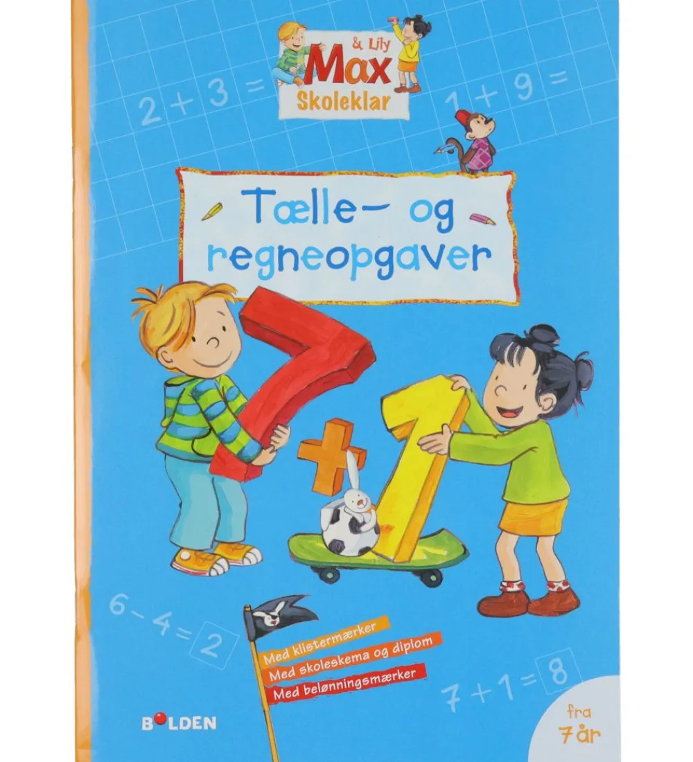 Læringsbøger-Forlaget Bolden Opgavebog - Max & Lily Skoleklar - Dansk