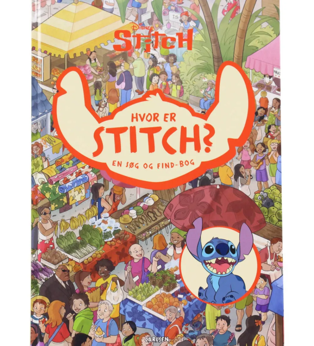 Bøger-Forlaget Carlsen Bog - Hvor Er Stitch? En Søg Og Find-bog