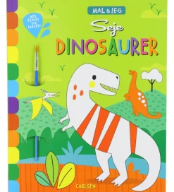 Malebog-Forlaget Carlsen Malebog - Mal og Leg - Seje Dinosaurer