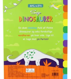 Malebog-Forlaget Carlsen Malebog - Mal og Leg - Seje Dinosaurer