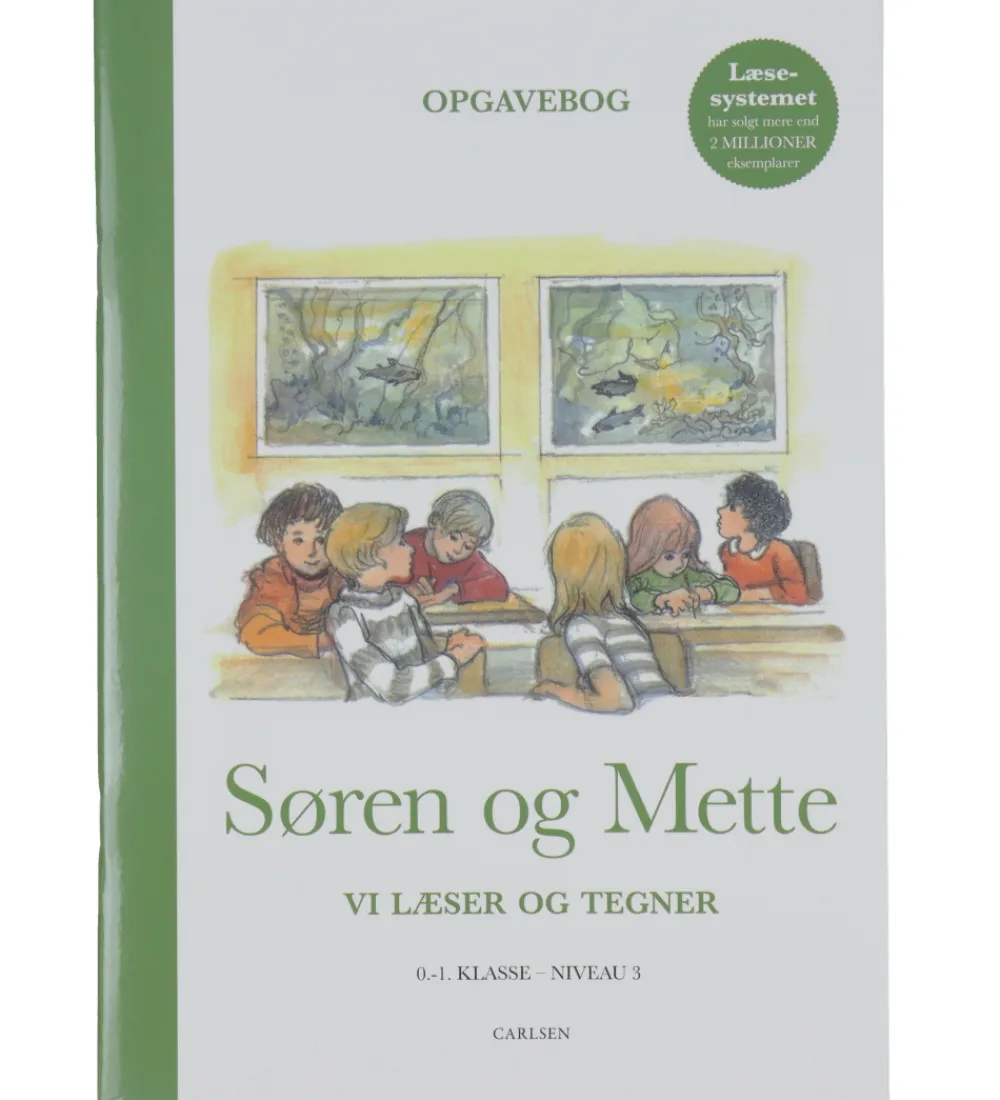 Læringsbøger-Forlaget Carlsen Opgavebog - Søren og Mette Vi Læser og Tegner -