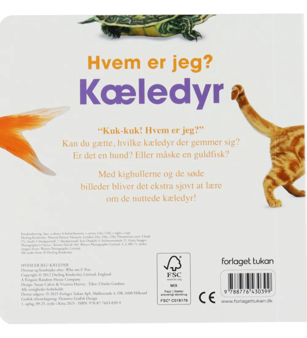 Bøger-Forlaget Tukan Billedbog - Hvem Er Jeg? - Kæledyr - DA