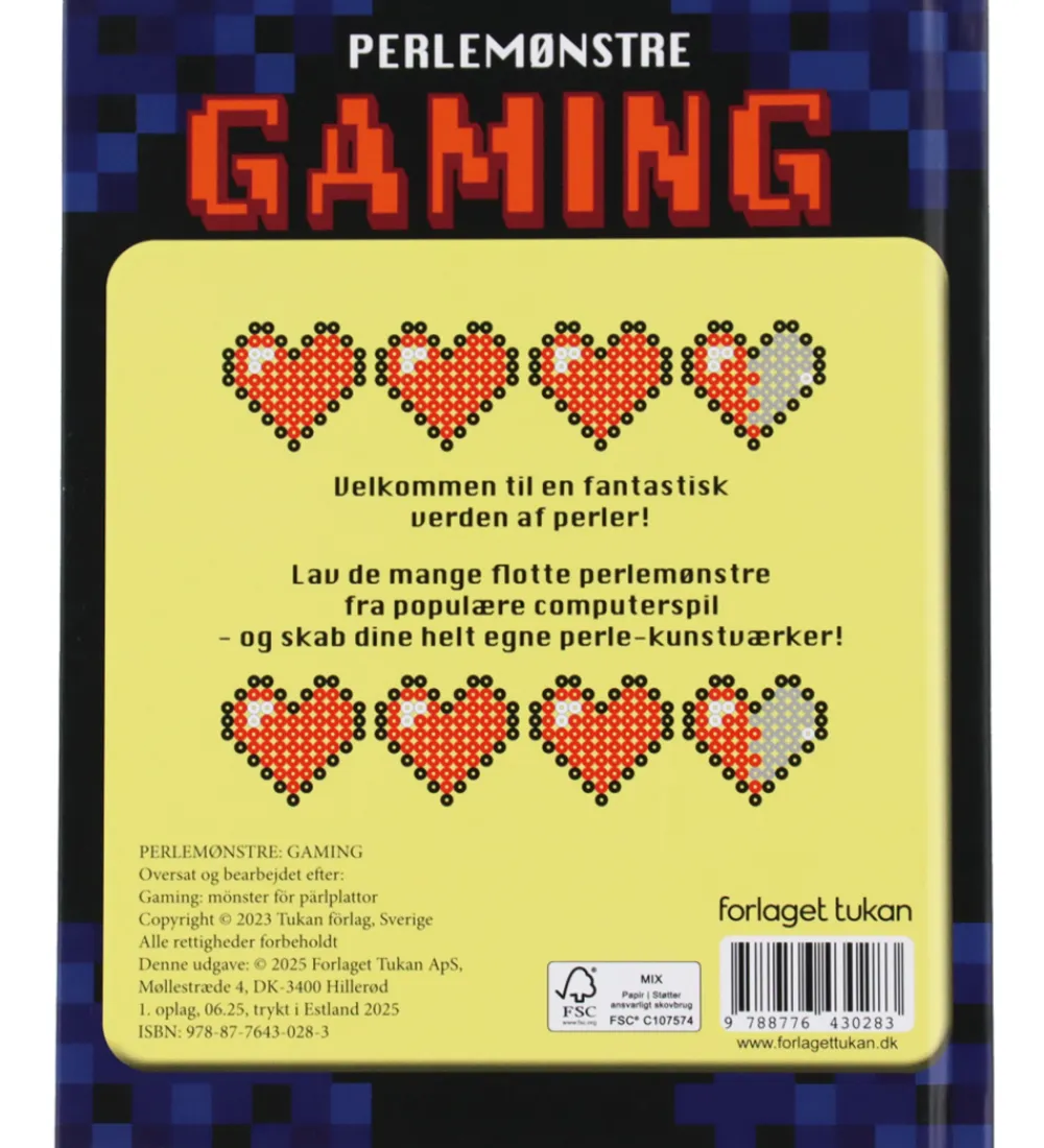 Bøger-Forlaget Tukan Bog - Perlemønstre - Gaming - DA