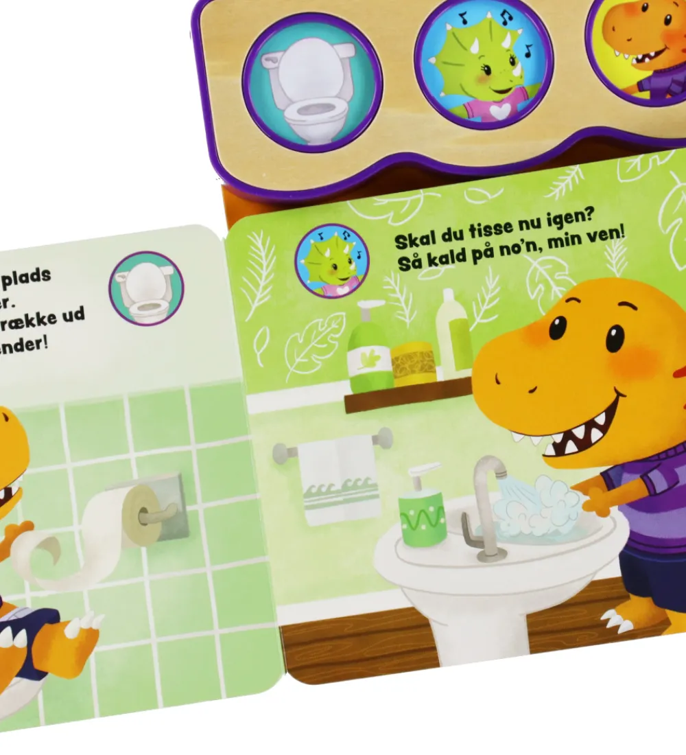 Forlaget Tukan Bøger*Bog m. Lyd - Lille Dino Skal På Toilettet - DA