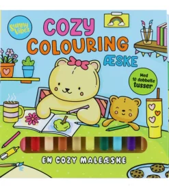 Forlaget Tukan Bøger*Malebog - Cozy Colouring - Sunny Vibes - DA