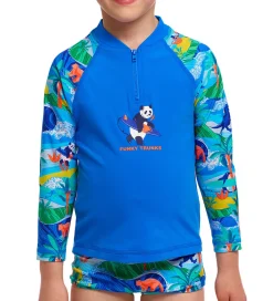 Svømmetøj|Svømning-Funkita Badebluse - Zippy Rash Vest - UV50+ - Duuude