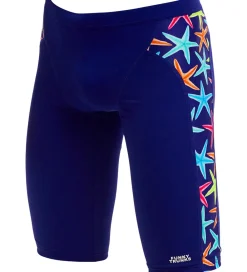 Svømmetøj|Svømning-Funkita Badebukser - Training Jammers - UV50+ - Starry Night