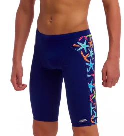 Svømmetøj|Svømning-Funkita Badebukser - Training Jammers - UV50+ - Starry Night