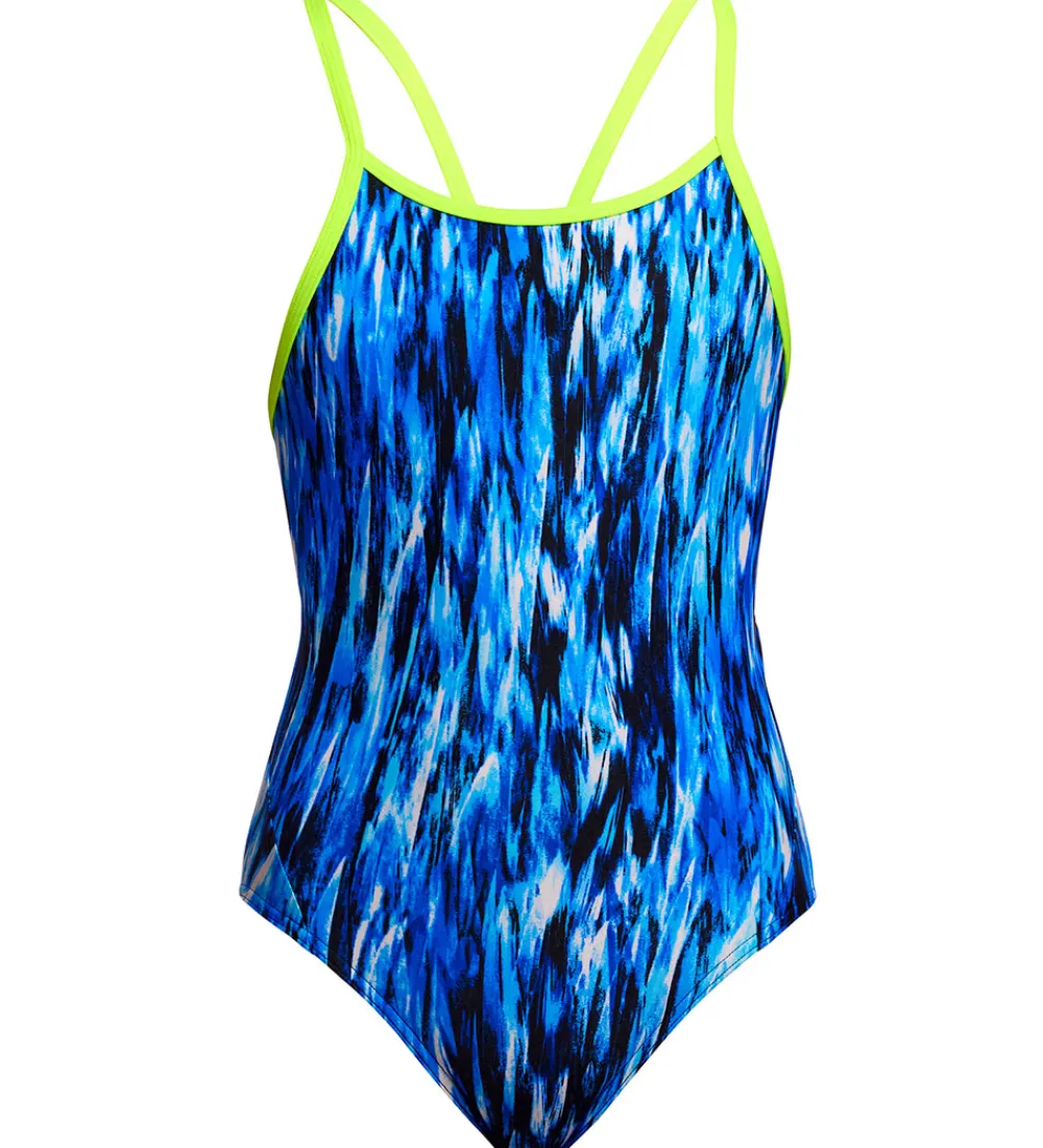 Svømmetøj|Svømning-Funkita Badedragt - Diamond Back - UV50+ - Wing Streak