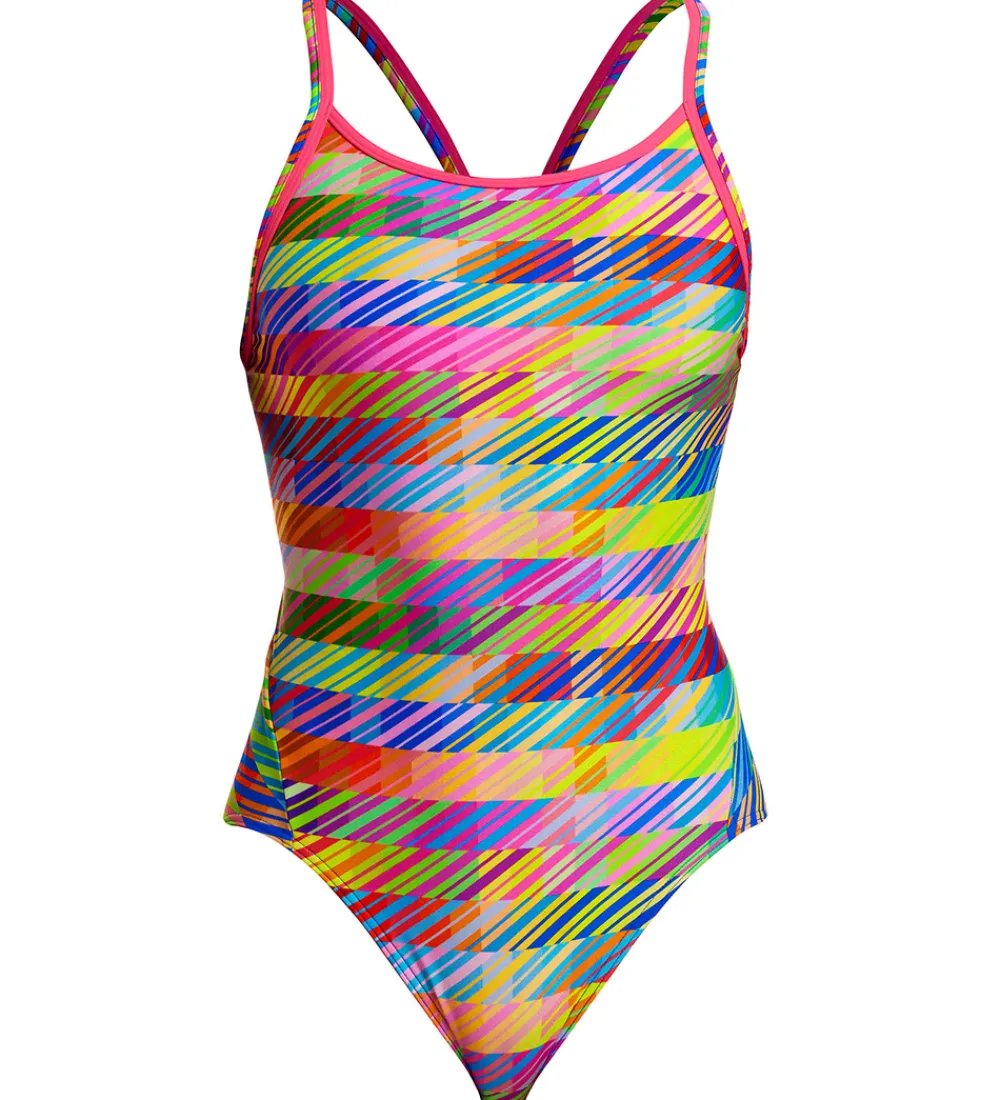 Svømmetøj-Funkita Badedragt - Diamond Back - UV50+ - Static Stack