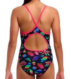 Svømmetøj|Svømning-Funkita Badedragt - Diamond Back - UV50+ - Lost Leaf