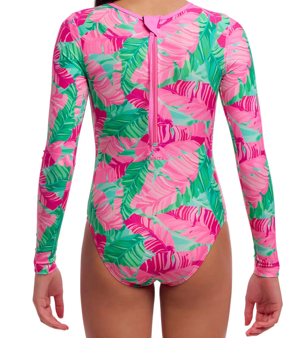 Funkita Svømmetøj*Badedragt - Long Shot - UV50+ - Tropic Palm