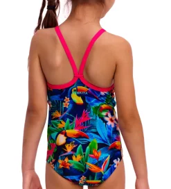Svømmetøj|Svømning-Funkita Badedragt - Printed One Piece - UV50+ - Birdie Wordie