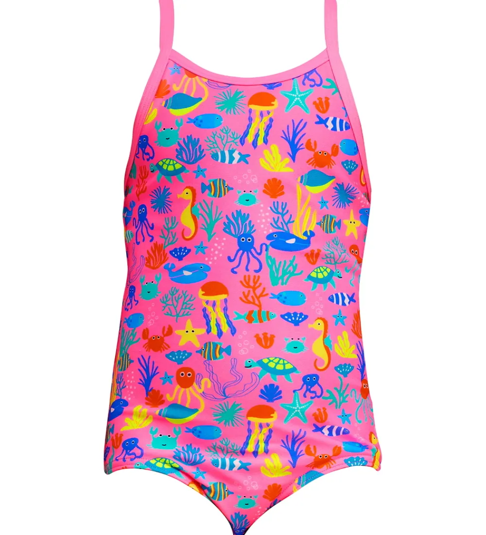 Funkita Svømmetøj|Svømning*Badedragt - Printed One - UV50+ - Fishilicious