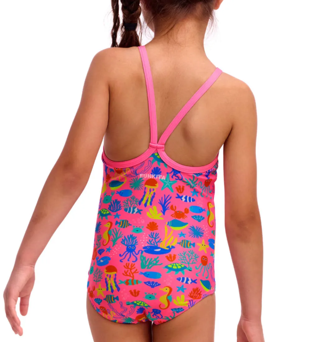 Funkita Svømmetøj|Svømning*Badedragt - Printed One - UV50+ - Fishilicious