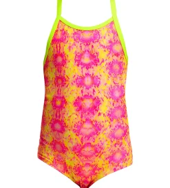 Svømmetøj|Svømning-Funkita Badedragt - Printed One Piece - UV50+ - Poison Pink