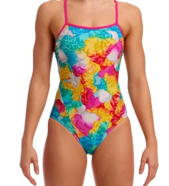 Funkita Svømmetøj*Badedragt - Single Strap - UV50+ - Cloudy Colours