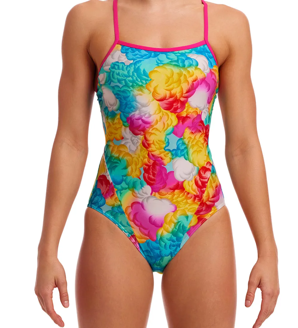 Funkita Svømmetøj*Badedragt - Single Strap - UV50+ - Cloudy Colours