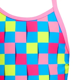 Svømmetøj-Funkita Badedragt - Stir Crazy Heat - UV50+ - Post It