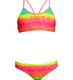 Funkita Svømmetøj|Svømning*Bikini - Racerback - UV50+ - Melting Mayhem