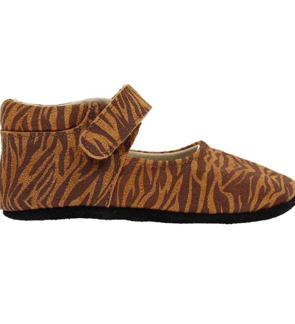 Fuzzies Skindfutter*Ballerina Hjemmesko - Tasha - Tigerprint